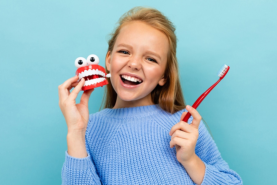 Child With Toothbrush Photo